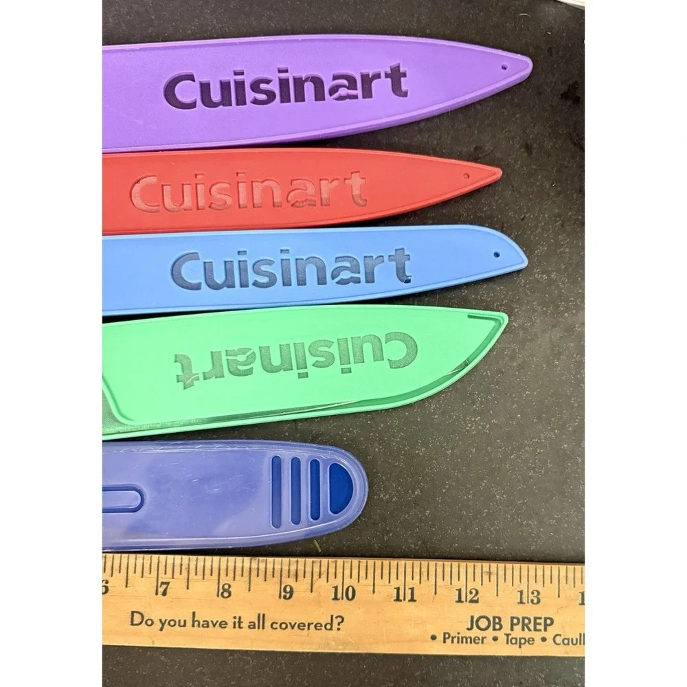 Cuisinart 10 Pc Ceramic-Coated  Stainless Steel Cutlery Set with Blade Guards.